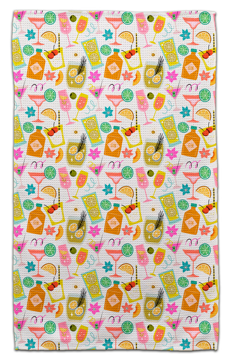 Spring Break Cocktails Eco-Friendly Towel