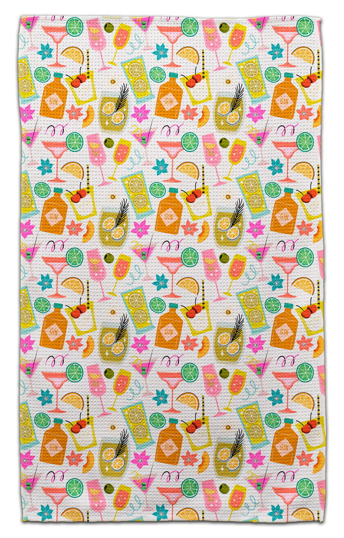 Spring Break Cocktails Eco-Friendly Towel