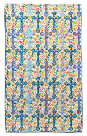 Dark Blue Crosses Eco-Friendly Towel