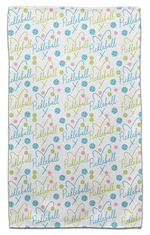 I Heart Pickleball Eco-Friendly Towel