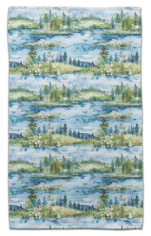 Lake/Mountain Scene Eco-Friendly Towel