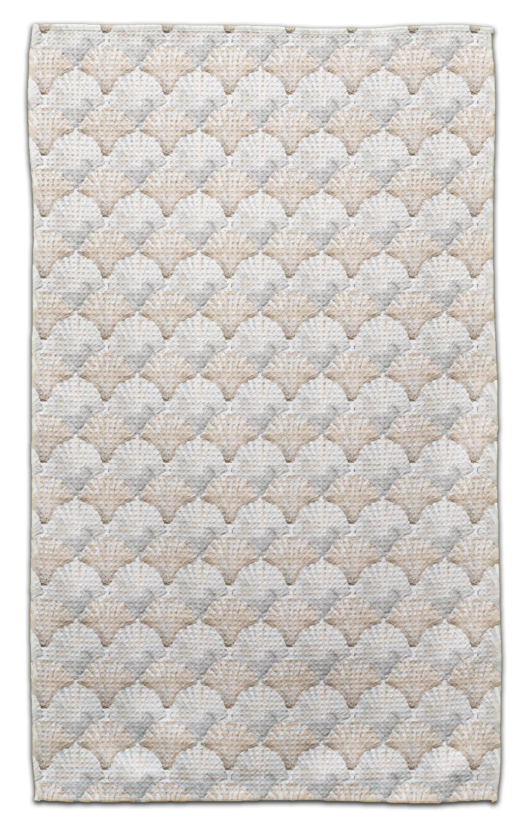 Cockle Shells Beige/Grey Eco-Friendly Towel