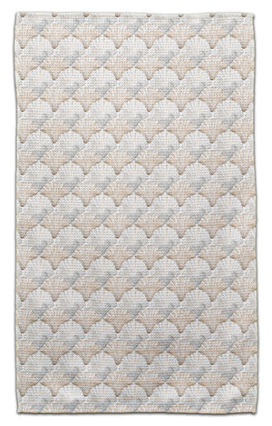 Cockle Shells Beige/Grey Eco-Friendly Towel
