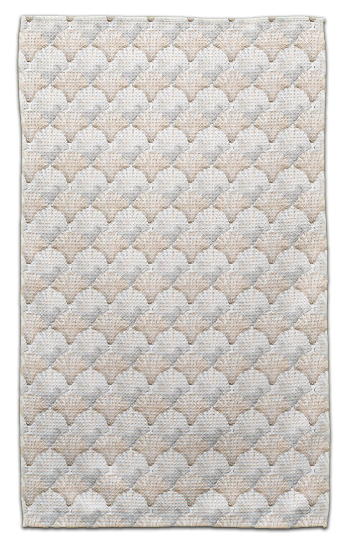 Cockle Shells Beige/Grey Eco-Friendly Towel
