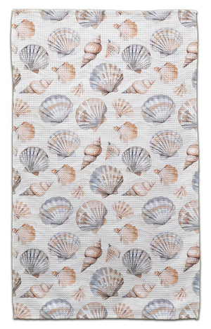 Mixed Shells Beige/Grey Eco-Friendly Towel