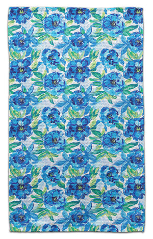 All Blue Flowers Eco-Friendly Towel