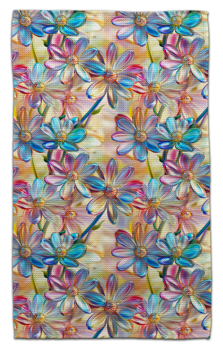 Acrylic Flowers Eco-Friendly Towel