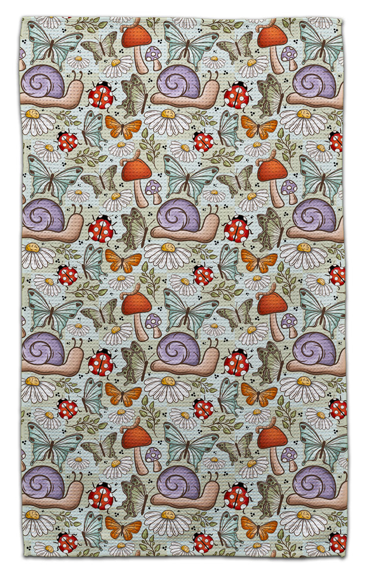 Snail & Insects Eco-Friendly Towel