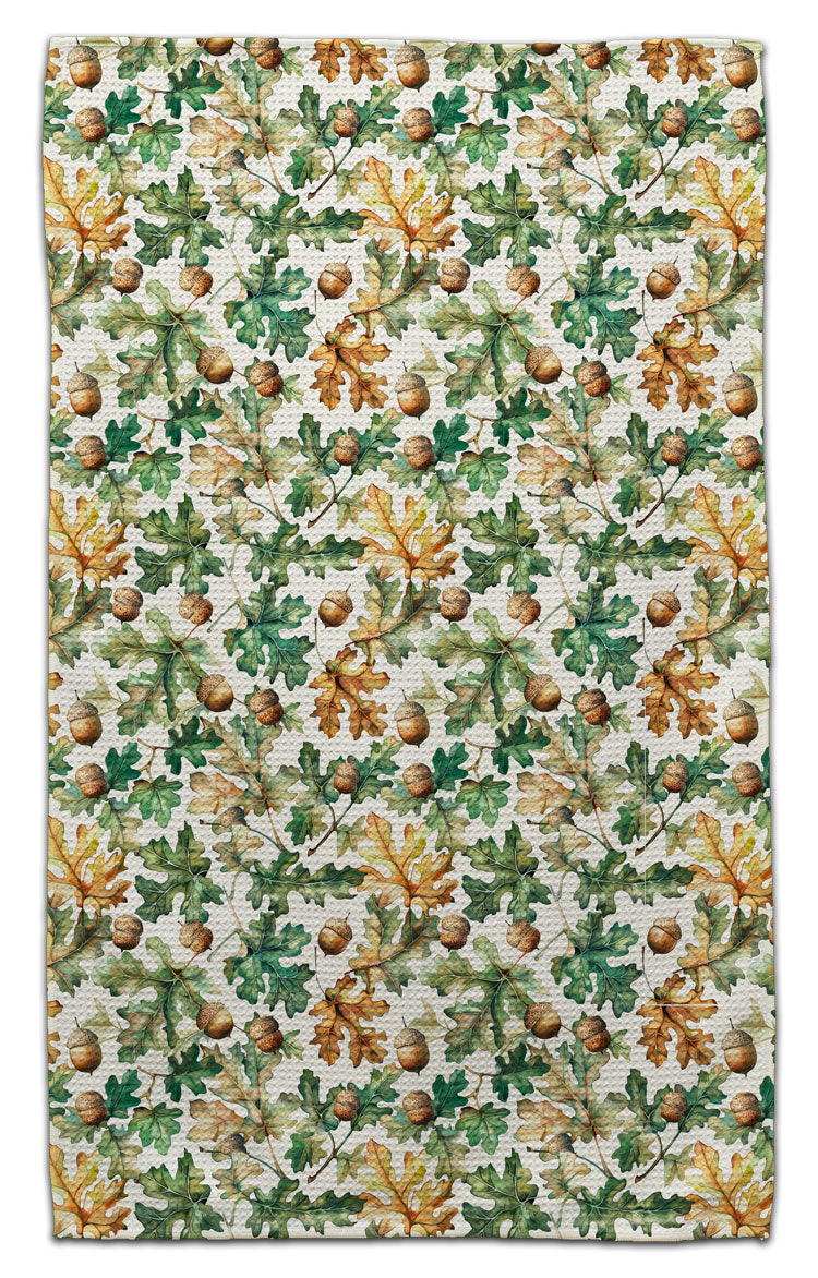 Leaves & Acorn Eco-Friendly Towel