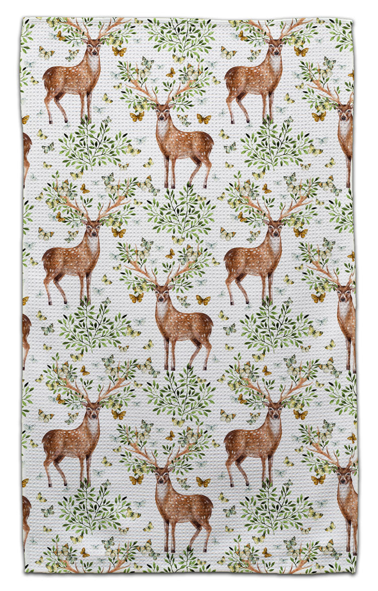 Deer & Butterfly Eco-Friendly Towel