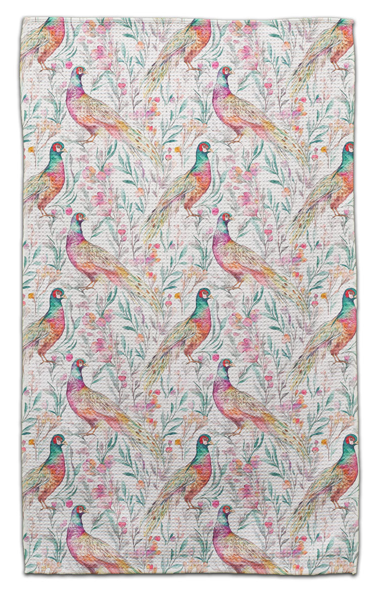Colorful Pheasants Eco-Friendly Towel