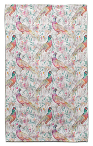 Colorful Pheasants Eco-Friendly Towel