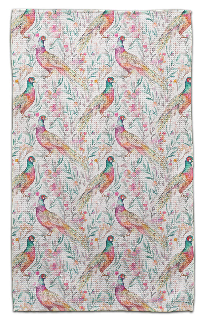 Colorful Pheasants Eco-Friendly Towel