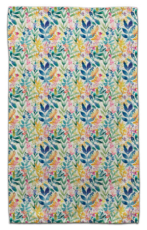 Colorful Ferns Eco-Friendly Towel
