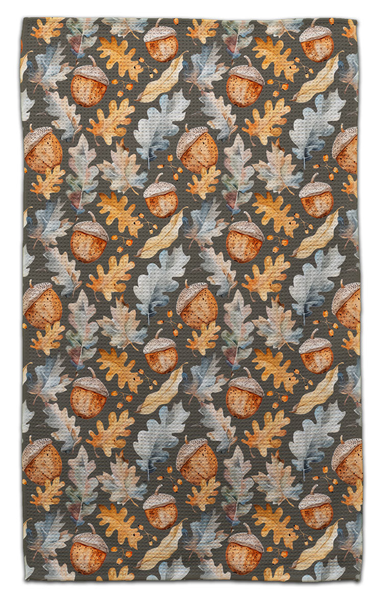 Oak Leaves and Acorns Eco-Friendly Towel