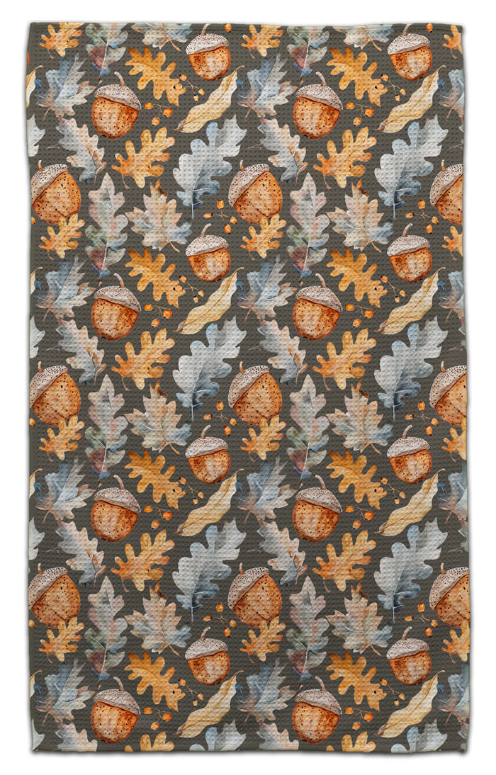 Oak Leaves and Acorns Eco-Friendly Towel