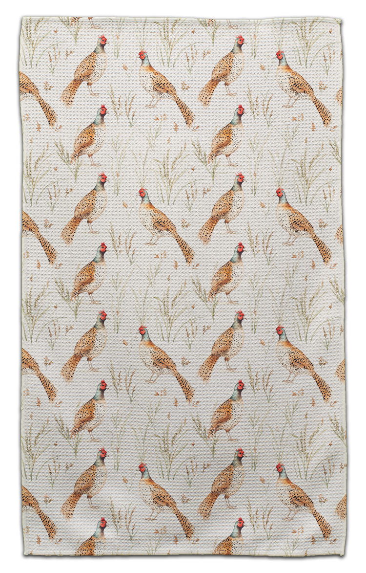 Brown Pheasants Eco-Friendly Towel