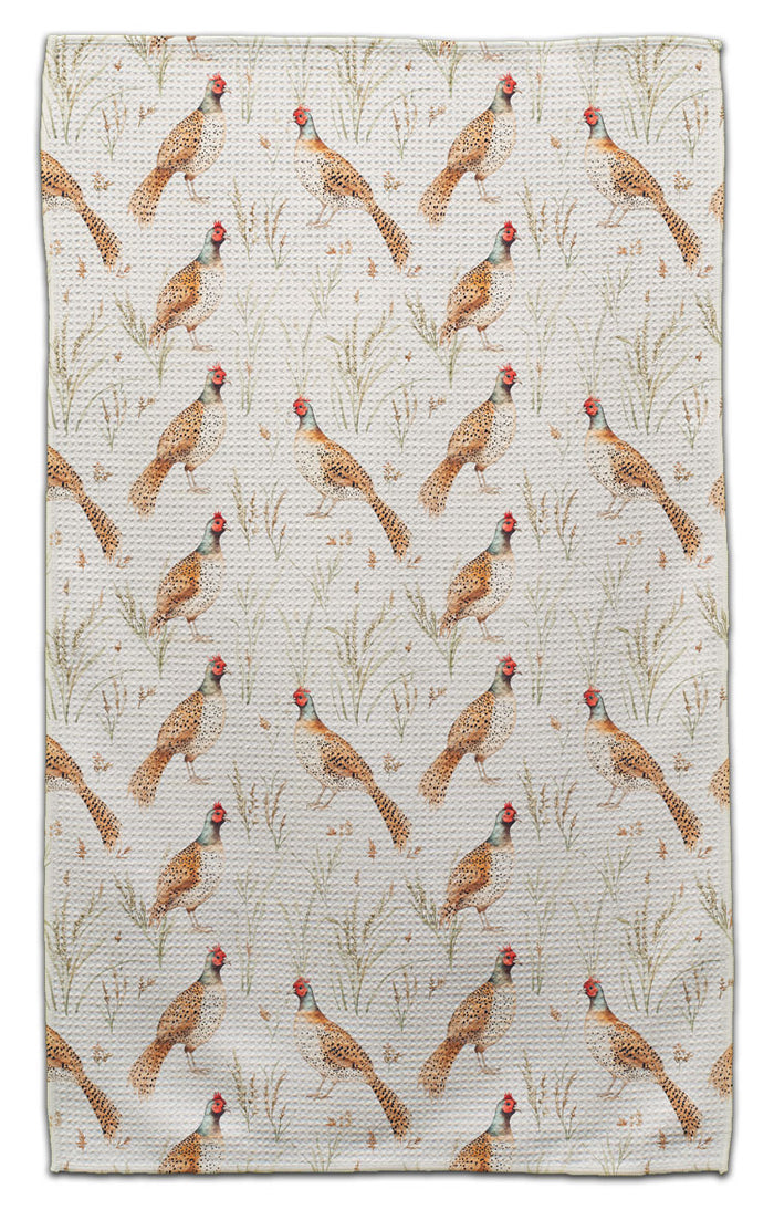 Brown Pheasants Eco-Friendly Towel