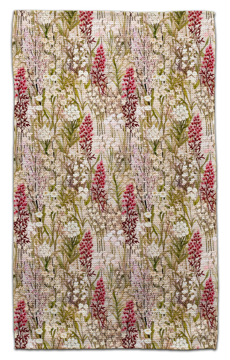 Wild Maroon Lupine Eco-Friendly Towel