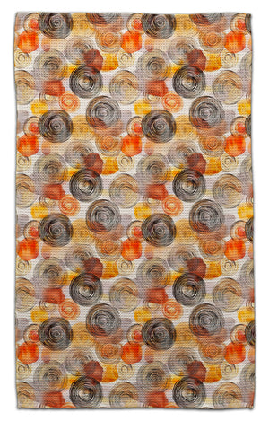 Tri-Color Circles Eco-Friendly Towel