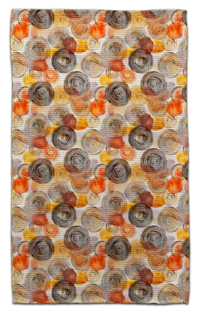 Tri-Color Circles Eco-Friendly Towel