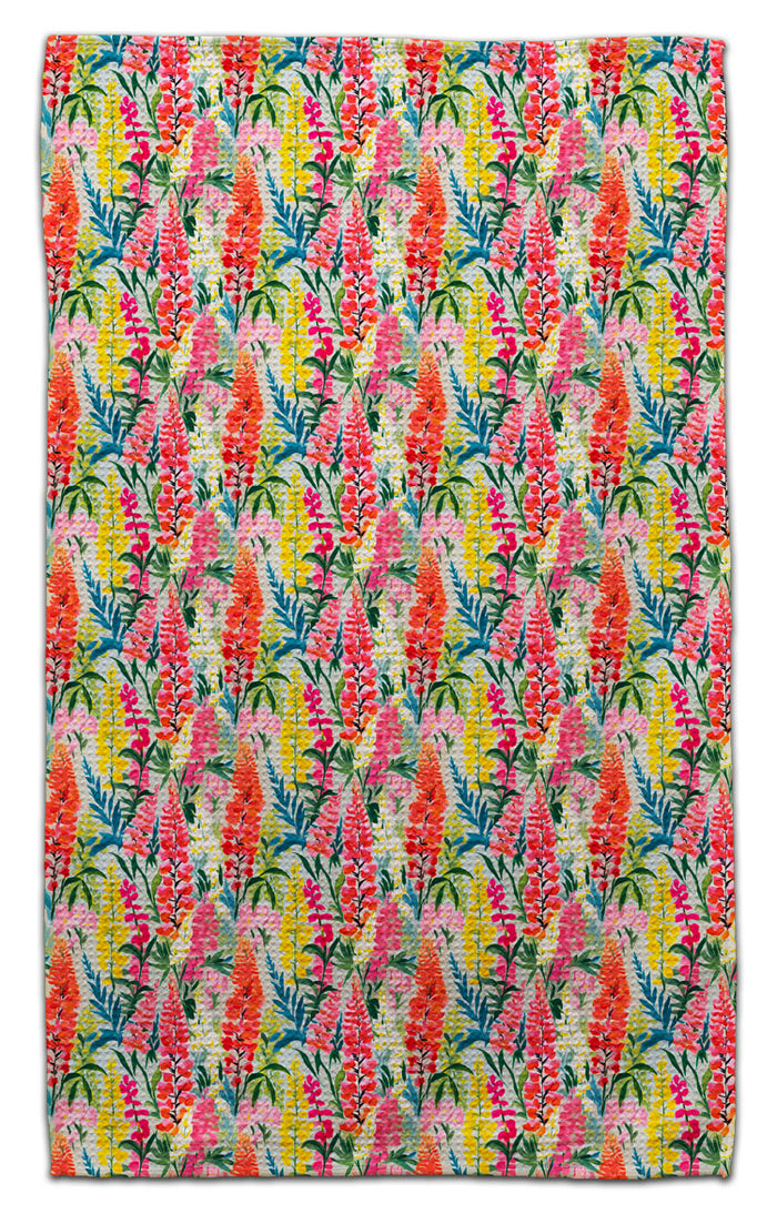 Multi Color Lupines Eco-Friendly Towel