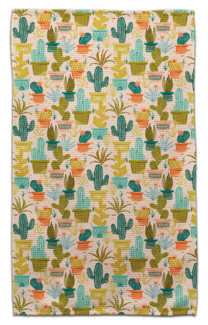 Multi Color Cacti Eco-Friendly Towel