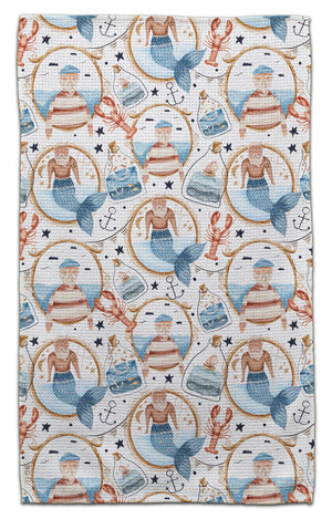 Merman and Captain Eco-Friendly Towel