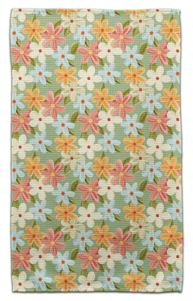 Pastel Spring Summer Flowers Eco-Friendly Towel