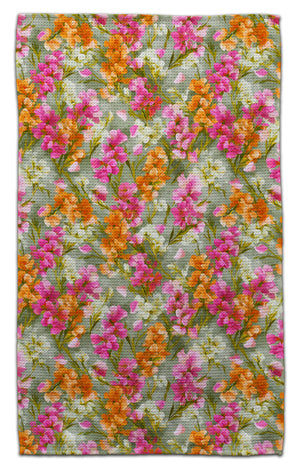 Pink & Orange Snapdrogons Eco-Friendly Towel