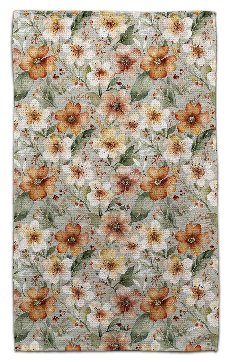 Star Gazers on Green Background Eco-Friendly Towel