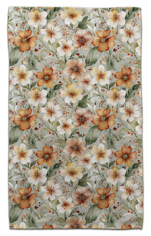 Star Gazers on Green Background Eco-Friendly Towel