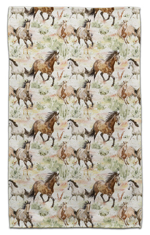 Galloping Horses Eco-Friendly Towel