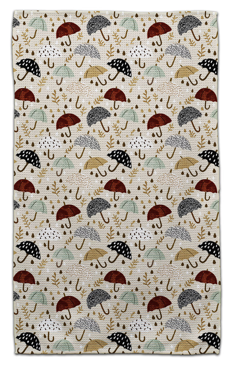 Earth Tone Umbrellas Eco-Friendly Towel