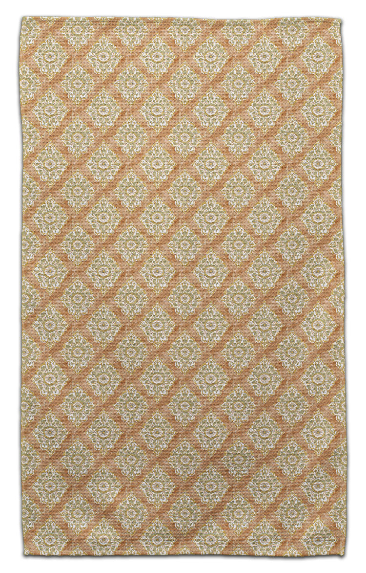 Boho Diagonal Brown Eco-Friendly Towel