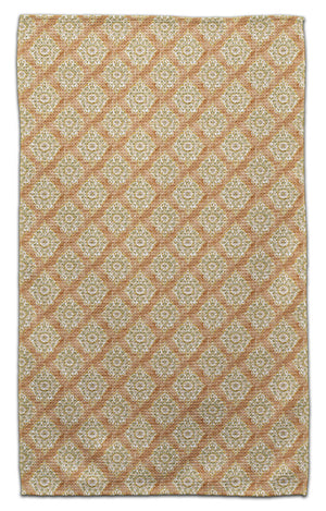 Boho Diagonal Brown Eco-Friendly Towel