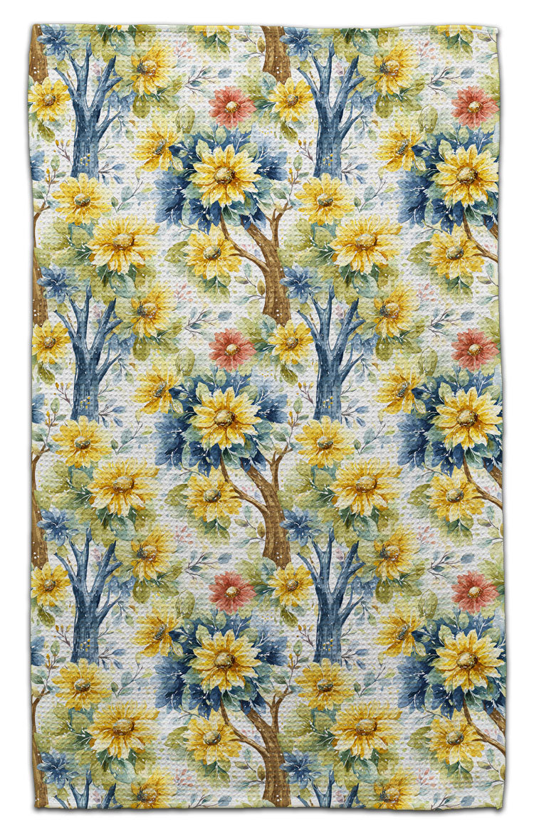 Sunflower Trees Eco-Friendly Towel