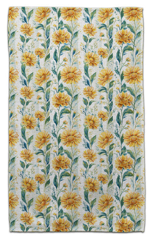 Sunflower Stripes Eco-Friendly Towel