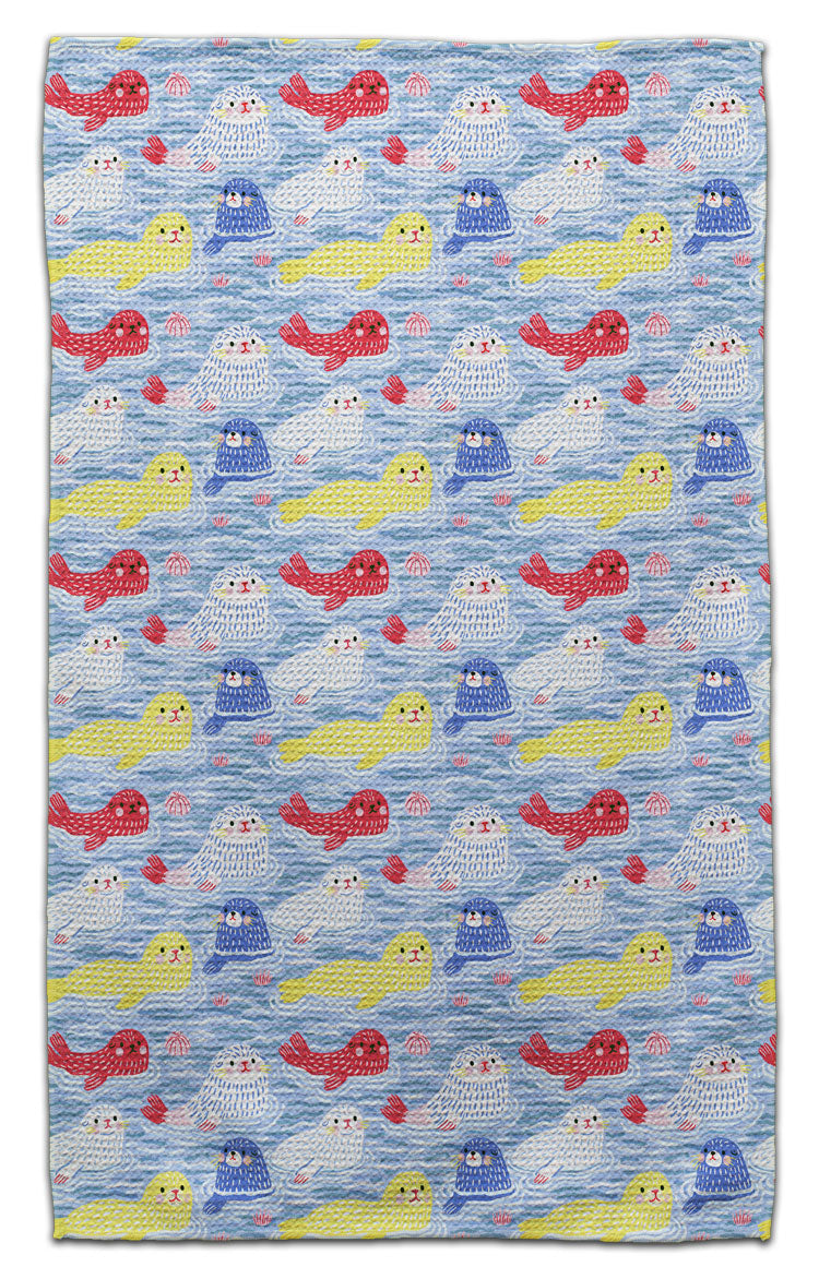 Whimsical Seals Eco-Friendly Towel