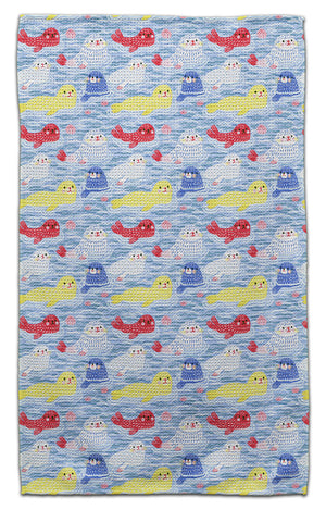 Whimsical Seals Eco-Friendly Towel