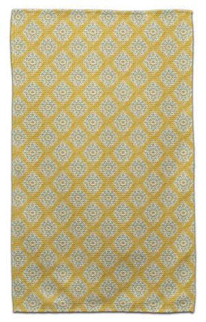 Boho Diagonal Mustard Eco-Friendly Towel