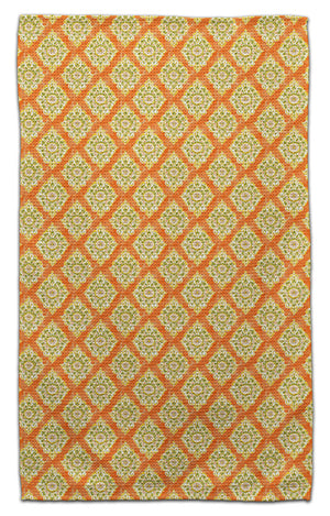 Boho Diagonal Peach Eco-Friendly Towel