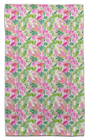 Pink & Green Lobsters Eco-Friendly Towel