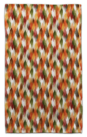 Abstract Fall Diamonds Eco-Friendly Towel