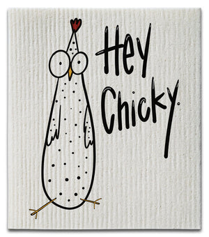 Hey Chicky Dishcloth