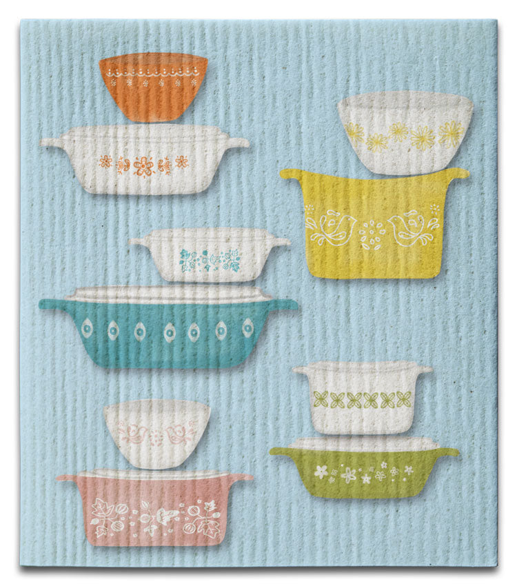 Vintage Casserole Dishcloth - CJ Bella Co.