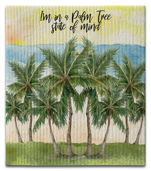 I'm in a Palm Tree Dishcloth