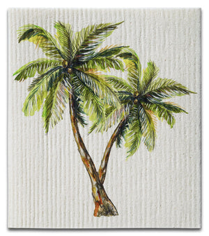 Palm Tree Double Dishcloth