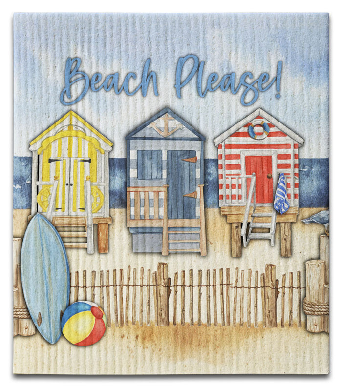 Beach Please Dishcloth