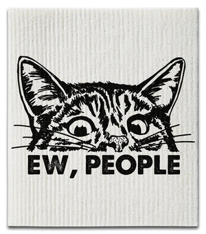 Ew, People Cat Dishcloth